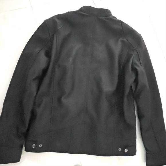 The Leather Factory Men's Vintage Motorcycle Biker Leather Jacket - Picture 4 of 11